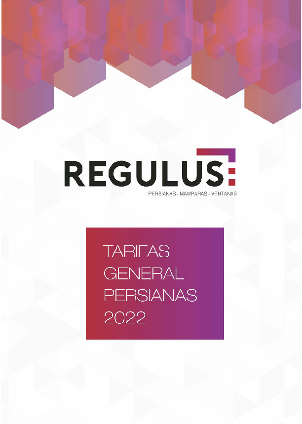 Catálogo general persianas 2022